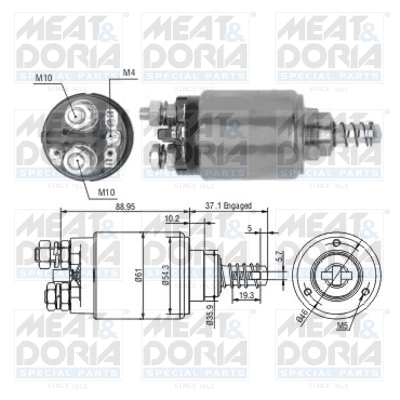 Solenoid Switch, starter